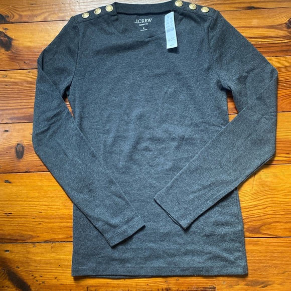 JCrew Perfect Fit Long Sleeved Crew Neck T-Shirt - Picture 4 of 6
